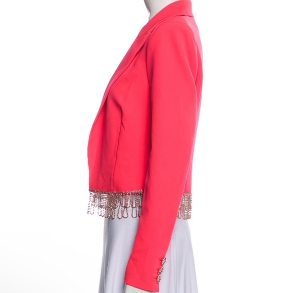 L'Agence Jeweled Jen Jeweled Cropped Blazer - Picture 8 of 11